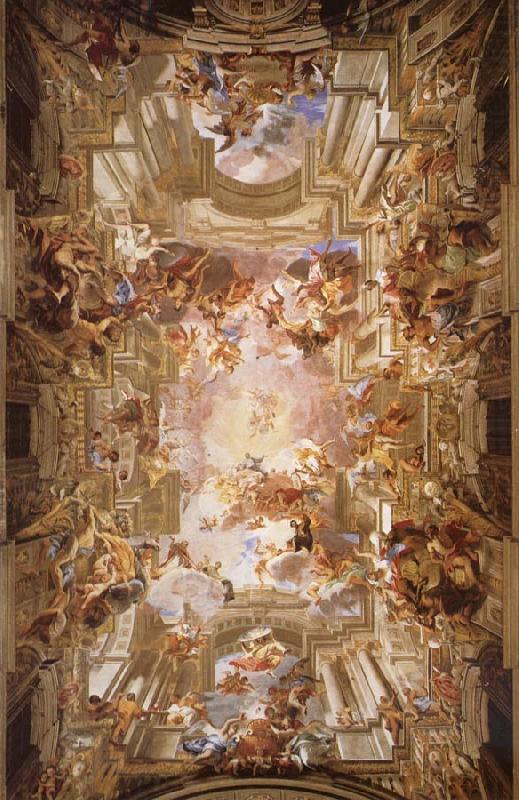 Andrea Pozzo The apotheosis of St. lgnatius china oil painting image